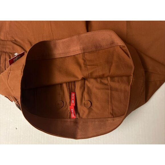 Spanx 20365T Sz XLT On the Go Slim Straight Ankle Pant Rust Bronze Glow - Picture 10 of 13